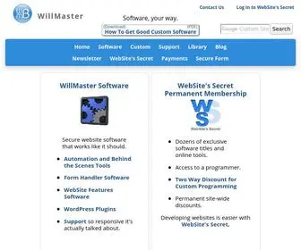 Willmaster.com(WillMaster Website Software by Will Bontrager) Screenshot