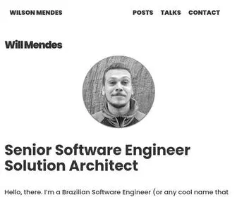 Willmendesneto.com(Wilson Mendes) Screenshot