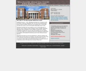 Willoughbycourt.com(Willoughby Municipal Court) Screenshot