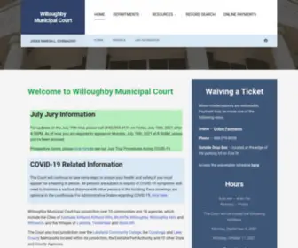 Willoughbycourt.net(Willoughby Municipal Court) Screenshot
