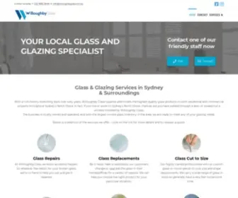 Willoughbyglass.com.au(Glass Cut to Size Sydney) Screenshot