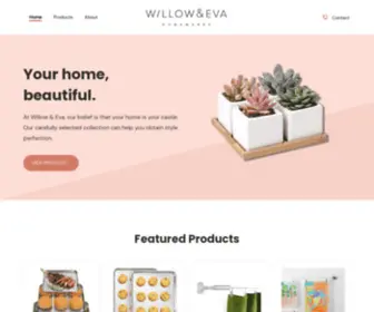 Willowandeva.com(Willow & Eva) Screenshot