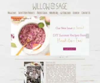 Willowandsage.com(Willow and Sage Magazine) Screenshot