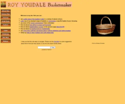 Willowbaskets.biz(Roy Youdale) Screenshot