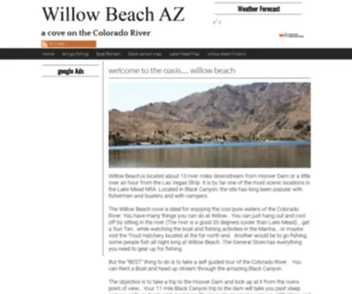 Willowbeachaz.com(Willow Beach Arizona) Screenshot