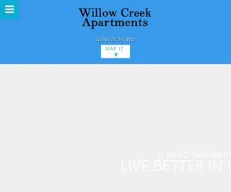 Willowcreekcopperascove.com(Willow Creek Apartments) Screenshot