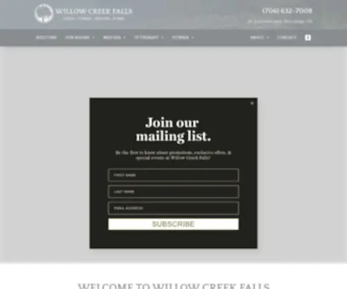 Willowcreekfalls.com(Willow Creek Falls) Screenshot