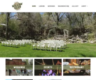 Willowgleninn.com(A unique Rustic Resort in southern Utah just a short drive from multiple National and State Parks and the Utah Shakespeare Festival) Screenshot