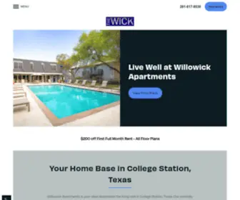 Willowickapt.com(Willowick Apartments) Screenshot