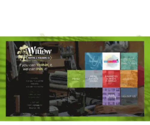 Willowpublishing.com(Everything print & web) Screenshot