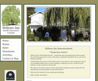 Willows.ca(Willows Inn) Screenshot