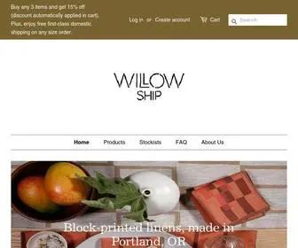 Willowship.com(Willow Ship) Screenshot