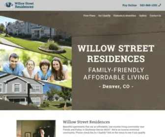 Willowstreetresidences.com(Willow Street Residences) Screenshot