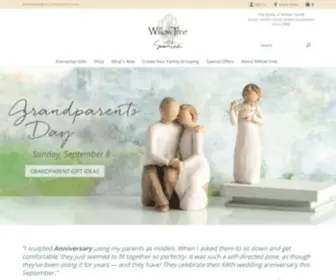 Willowtree.info(Willow Tree figurative sculptures by Susan Lordi) Screenshot