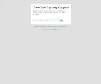 Willowtreesoapcompany.biz(Please Log In) Screenshot