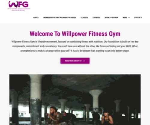 Willpowerfitnessgym.com(Do you have the will to win) Screenshot