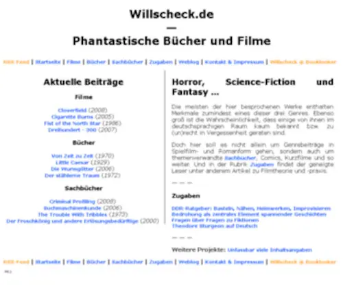 Willscheck.de(Erzählung) Screenshot