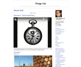Willsegerman.com(Things I Do) Screenshot