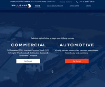 Willship.com.au(Willship International) Screenshot