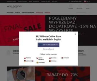 Willsoor.pl(Eleganckie ubrania męskie i damskie) Screenshot
