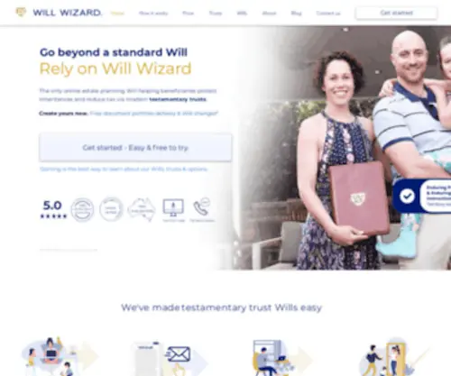 Willwizard.com.au(Will Wizard) Screenshot