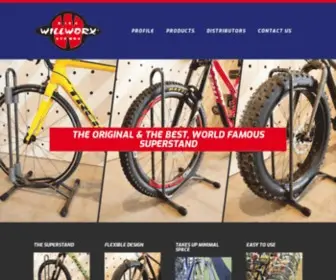 Willworx.com(Commercial Grade Bike Stands & Bike Racks) Screenshot