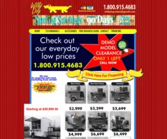 Willydogs.com(Hot Dog Carts for Sale) Screenshot