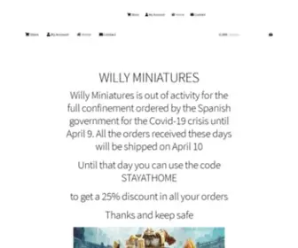 Willyminiatures.com(Willyminiatures) Screenshot