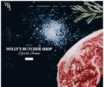 Willysbutchershop.com(Willy's Butcher Shop) Screenshot