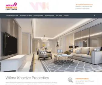 Wilmaknoetzeproperties.co.za(Wilma Knoetze Properties) Screenshot