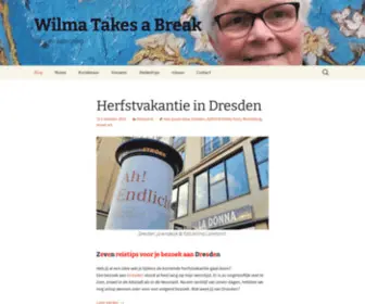 Wilmatakesabreak.nl(En kunstblog) Screenshot