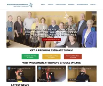 Wilmic.com(Wisconsin Lawyers Mutual Insurance Company) Screenshot