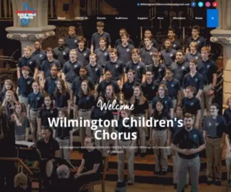 Wilmingtonchildrenschorus.org(Wilmington Children's Chorus) Screenshot