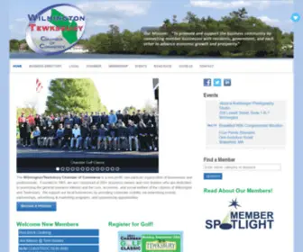 Wilmingtonmachamber.com(Wilmington-Tewksbury Chamber of Commerce) Screenshot