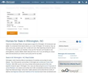 Wilmingtonnchomes.com(Wilmington NC Homes & Houses for Sale) Screenshot