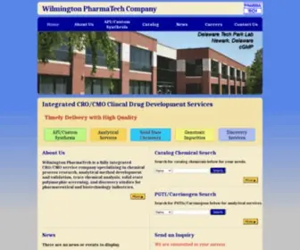 Wilmingtonpharmatech.com(Wilmington Pharmatech) Screenshot