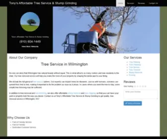 Wilmingtonstumpgrinding.com(Tree Service in Maple Hill) Screenshot