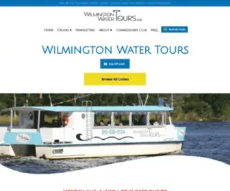 Wilmingtonwatertours.net(Wilmington Water Tours) Screenshot