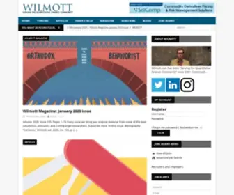 Wilmott.com(Serving The Quantitative Finance Community) Screenshot