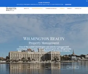 Wilmrealty.com(Wilmington Realty North Carolina Rentals) Screenshot