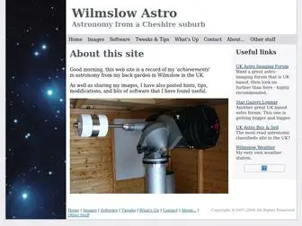 Wilmslowastro.com(Wilmslow Astro) Screenshot