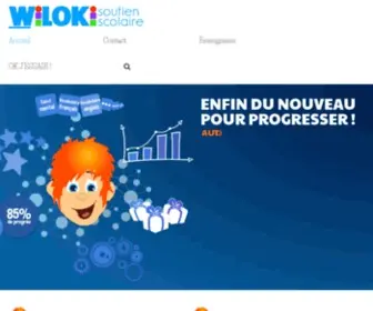 Wiloki.com(Soutien scolaire primaire et collège) Screenshot