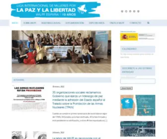 Wilpf.es(WILPF España) Screenshot