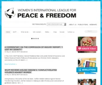 Wilpf.org(Read more subscribe to oneof our newsletters subscribe now watch now the peacethat) Screenshot