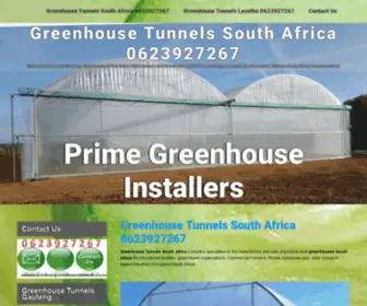 WilsacGreenhousetunnels.co.za(Greenhouse tunnels Gauteng) Screenshot