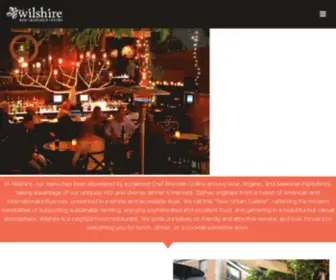 Wilshirerestaurant.com(Wilshire Restaurant) Screenshot