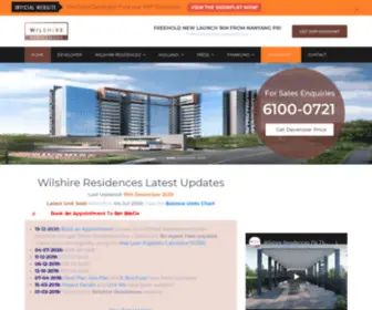 Wilshiresresidences.com(Wilshire Residences @ HollandSingapore) Screenshot