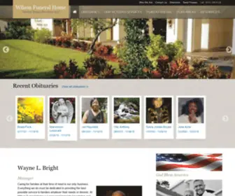 Wilson-Funeralhome.com(Wilson Funeral Home) Screenshot