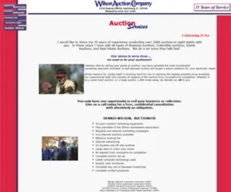 Wilsonauction.com(Wilson Auction Company of Southern Illinois and Kentucky) Screenshot