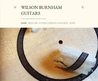 WilsonburnhamGuitars.net(Wilson Burnham Guitars) Screenshot